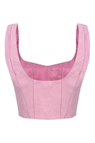 Linnen Top - Roze