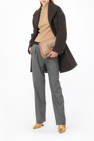 Wollen en Kasjmier Top - Beige