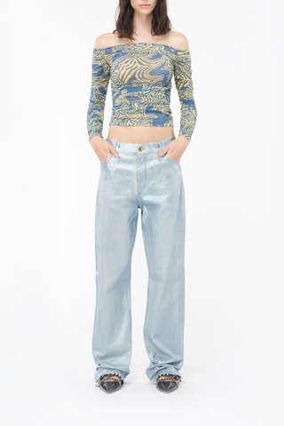 Top - Blauw