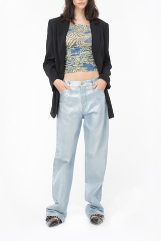 Top - Blauw