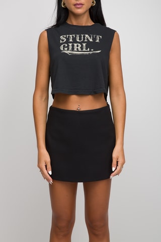 Crop Top - Zwart