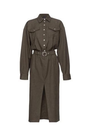 Blouse-jurk - Donkergroen