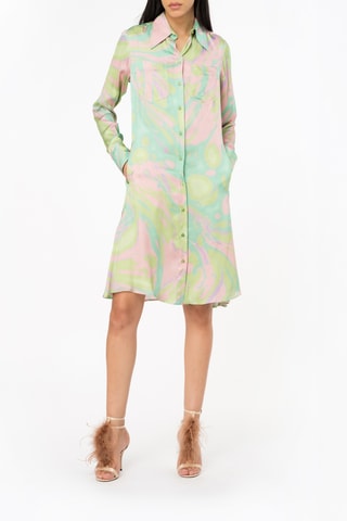 Blouse-jurk - Groen