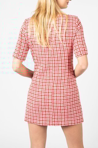 Blouse-jurk - Rood