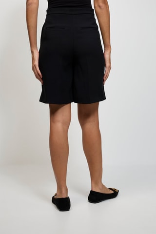 Bermuda hoge taille - Marineblauw