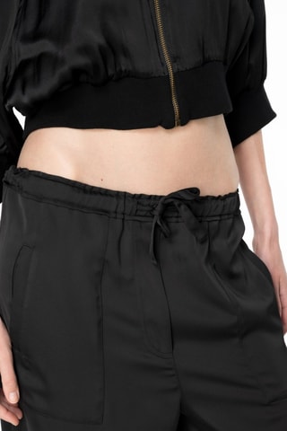 Driekwart Broek - Zwart
