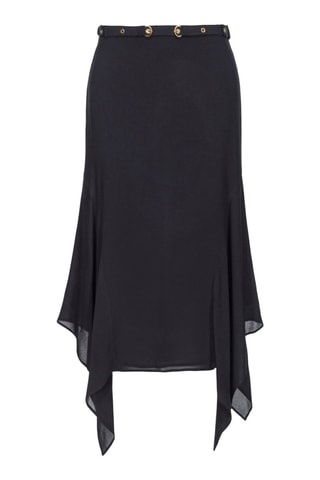 Asymmetrische Rok - Zwart