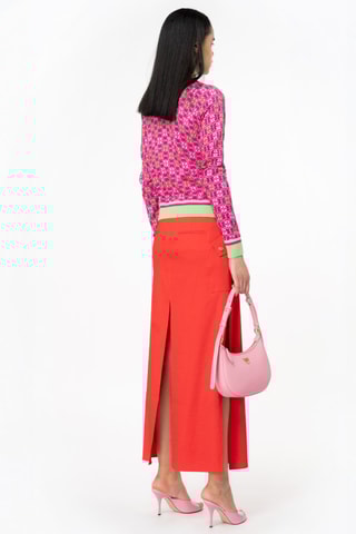 Lange Linnen Rok - Rood