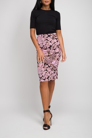 Kokerrok Hoge Taille - Roze