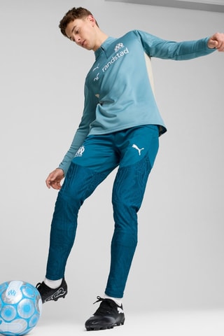 T-shirt d’entrainement Olympique de Marseille - Bleu et blanc