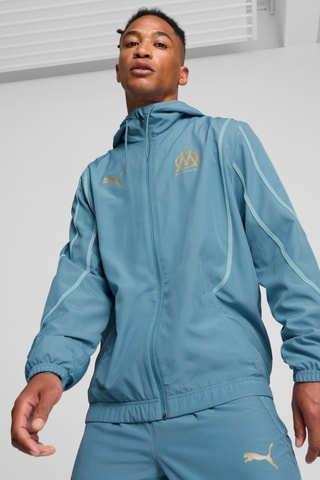 Veste de football Olympique de Marseille Prematch - Turquoise