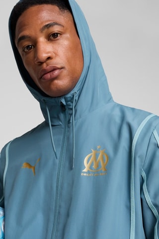 Veste de football Olympique de Marseille Prematch - Turquoise
