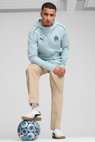Veste à capuche Olympique de Marseille - Turquoise