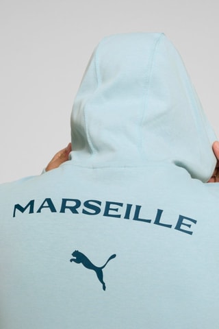 Veste à capuche Olympique de Marseille - Turquoise