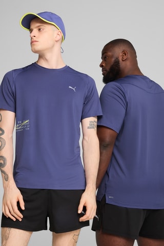 T-shirt de running - Bleu marine