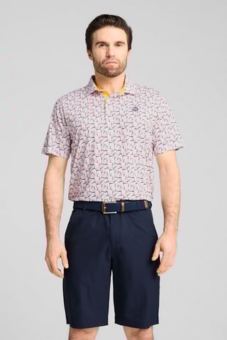 Polo de golf MATTR Paradise - Blanc