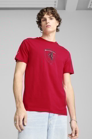 T-shirt regular Ferrari - Rouge