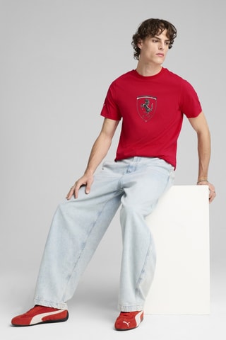 T-shirt regular Ferrari - Rouge