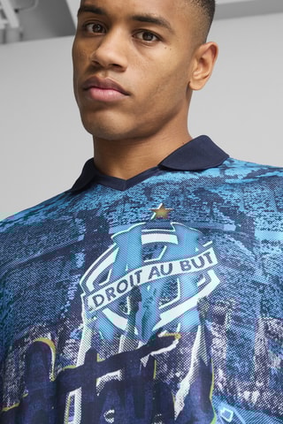 T-shirt de football Olympique de Marseille - Bleu cobalt