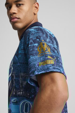 T-shirt de football Olympique de Marseille - Bleu cobalt