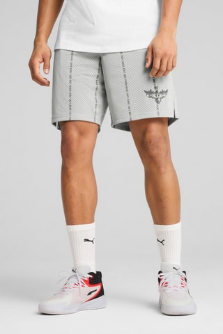 Short regular de basketball Melo Alwayz On 1 - Gris clair