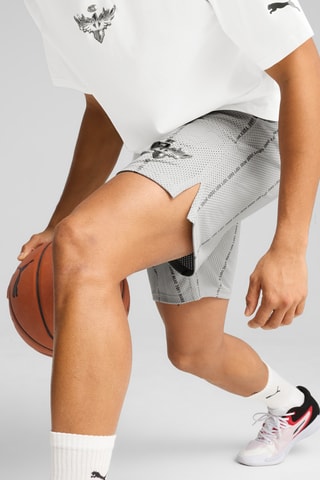 Short regular de basketball Melo Alwayz On 1 - Gris clair