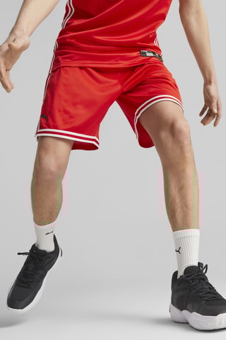 Short de basketball Hoops Team - Rouge