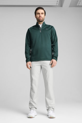 Sweat polaire de golf Waffle - Vert foncé