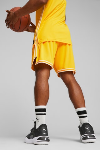 Short de basketball Hoops Team Game - Jaune