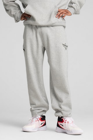 Pantalon de survêtement polaire Melo Alwayz - Gris clair chiné