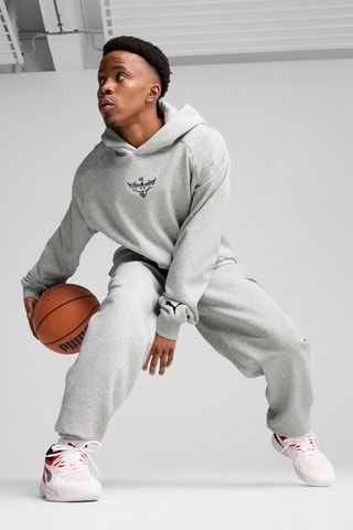 Pantalon de survêtement polaire Melo Alwayz - Gris clair chiné