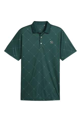 Polo de golf Pure 2.0 Argyle - Vert foncé