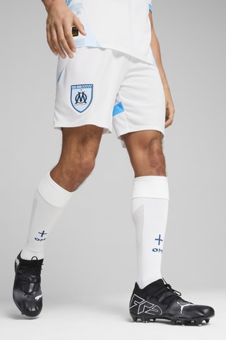 Short Olympique de Marseille Replica - Blanc et bleu