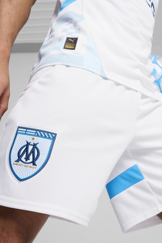 Short Olympique de Marseille Replica - Blanc et bleu
