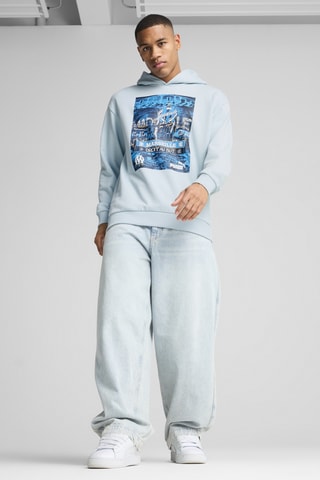 Sweat à capuche Olympique de Marseille - Bleu