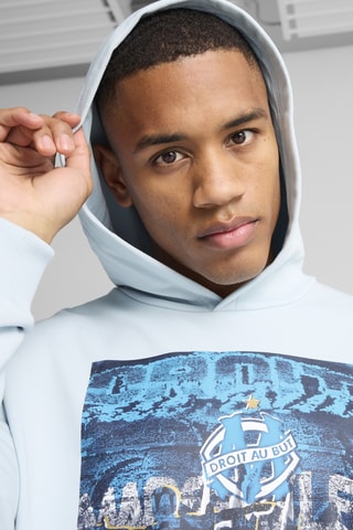 Sweat à capuche Olympique de Marseille - Bleu