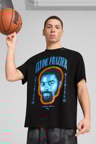 T-shirt regular Clyde Frazier - Noir