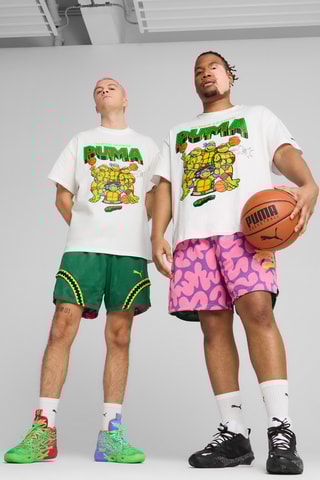 Short regular Hoops x Tmnt - Vert
