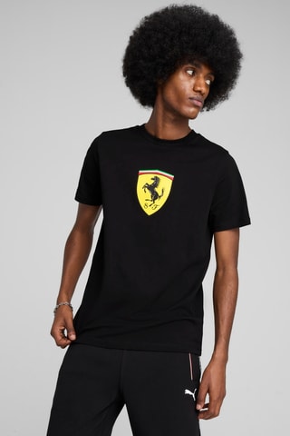 T-shirt regular Ferrari - Noir