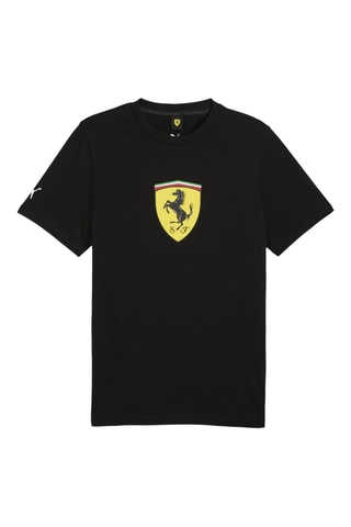 T-shirt regular Ferrari - Noir