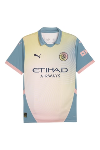 Maillot de football Manchester City FC - Rose et bleu