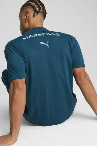Polo regular Olympique de Marseille - Bleu canard