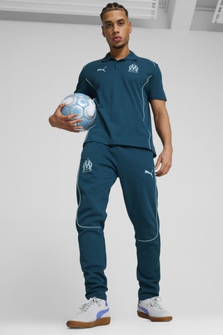 Polo regular Olympique de Marseille - Bleu canard