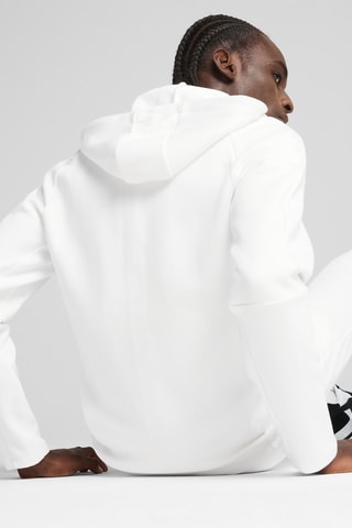 Sweat à capuche Evostripe - Blanc