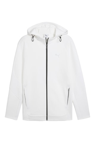 Sweat à capuche Evostripe - Blanc