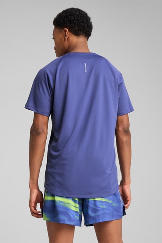 T-shirt de running M Run Velocity - Indigo