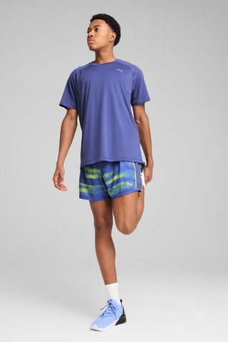 T-shirt de running M Run Velocity - Indigo