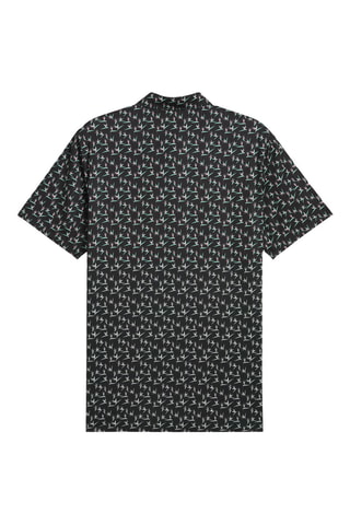 Polo de golf Mattr Paradise - Noir et vert d’eau