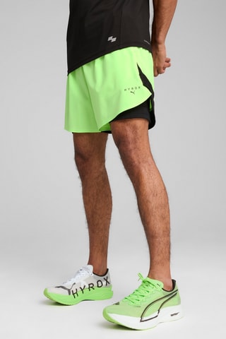 Short M Puma X Hyrox 2in1 - Vert fluo