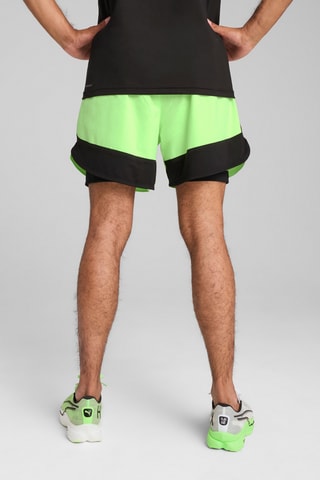 Short M Puma X Hyrox 2in1 - Vert fluo